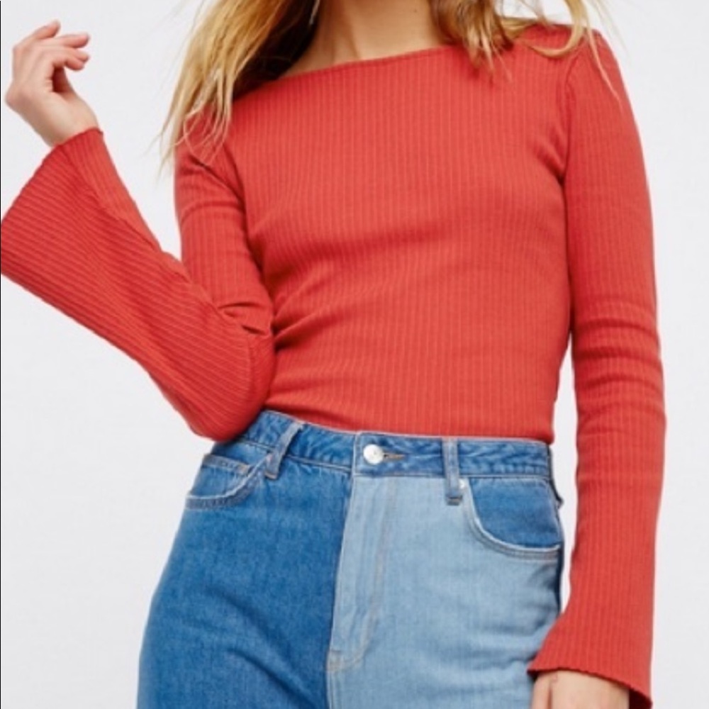 Free People Cora Top in Canyon Rose